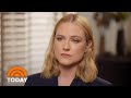 Evan Rachel Wood Talks About Her Fight For Domestic Abuse Victims | TODAY