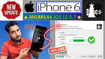iphone 6 iOS 12.5.7 jailbreak With WinRa1n Windows 100% New Method 2025