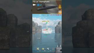 New ❤️‍🔥 ☠️FS Le Triomphant Submarine  Damage test #modernwarships #shortvideo #shorts #nrnsgamer