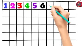 Learn To Write 1 to 50 Numbers ✍️ | Tracing+ Writing Practice for Kids | Fun Math Video-ABC Lulu TV