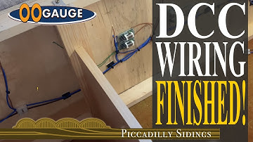 OO Gauge DCC WIRING - FINISHED (PICCADILLY SIDINGS)