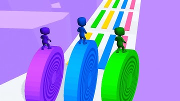 LAYERS ROLL game BEST SCORE 🌈👮🏻‍♂️💕 Gameplay All Levels Walkthrough iOS, Android New Game 3D Pro lvl