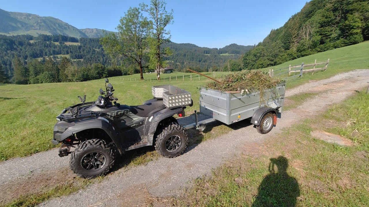 Quad Arbeitseinsatz im Gelände (TGB 550 4x4)