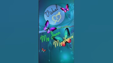 #Vishal💖A couple name status #trending #viral #shorts @Smart_Vk_creater0121