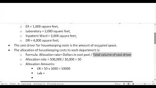 Calculating the Allocation Rate and Allocation Amount