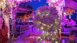 Antalya Turkiye Night Walk Konyaaltı Beach Konyaaltı Plajları