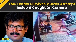 Murder Attempt Goes Wrong In Kolkata, TMC Leader Sushanta Ghosh Chases Shooter, Caught On CCTV