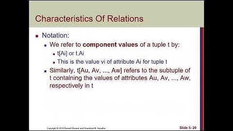 The Relational Data Model and Relational Database Constraints