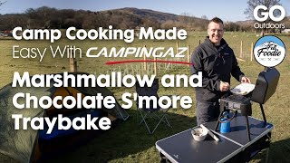 Smores Traybake Camping Recipe | Campingaz x Fell Foodie