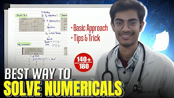 How to solve Numericals for neet 🔥❓