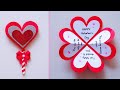 Easy Valentine's day Card | Valentine's Day Card | Handmade card | Paper craft idea