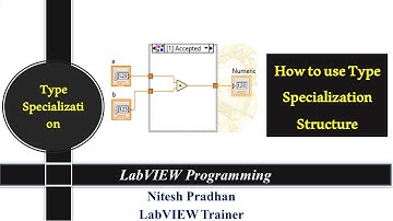 Type Specialization Structure #LabVIEW #National_instruments #NI #CLAD