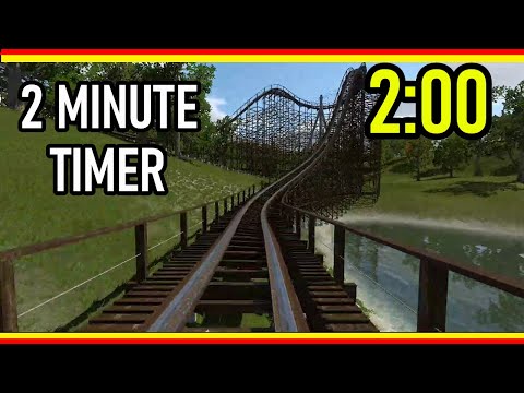 2 Minute Countdown Timer – Roller Coaster Ride Theme | Thrilling Timer Video