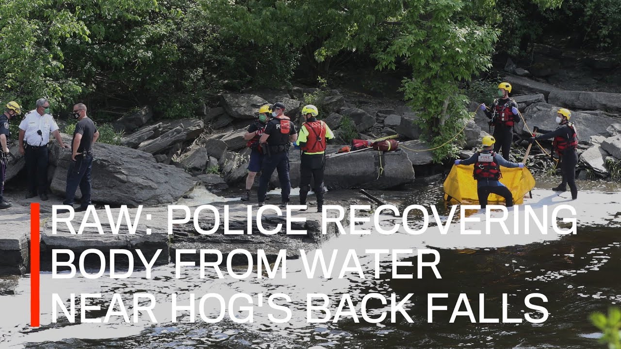 RAW: Police recovering body from water near Hog's Back Falls