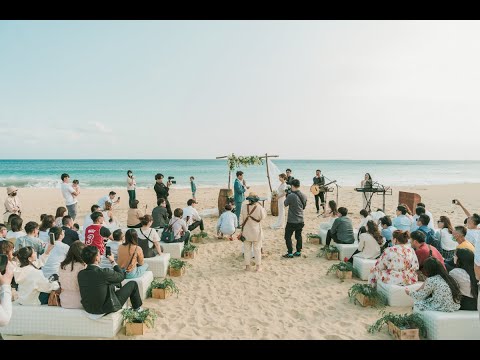 貳樓.伴 婚禮紀錄 - 披星戴月的想你 - cover  by 貳樓.伴 2021.03.13 @ 鼓手-Bug.yeh  沙灘婚禮 墾丁 夏都沙灘酒店 戶外婚禮 buffet