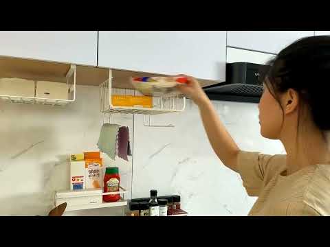 Free Sample Space Savings Closet Kitchen Cabinets Table Under Shelf Sliding Organizer Wire Basket