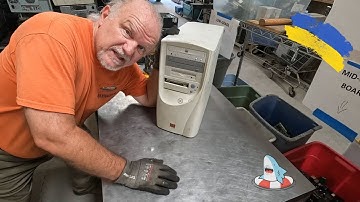 Ewaste Scrapping an Older PC for Gold