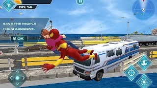 Flying Iron Spider Hero Adventure New - Android Gameplay screenshot 4