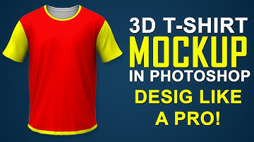 Create Realistic 3D T-Shirt Mockup in Photoshop | Urdu/Hindi Tutorial