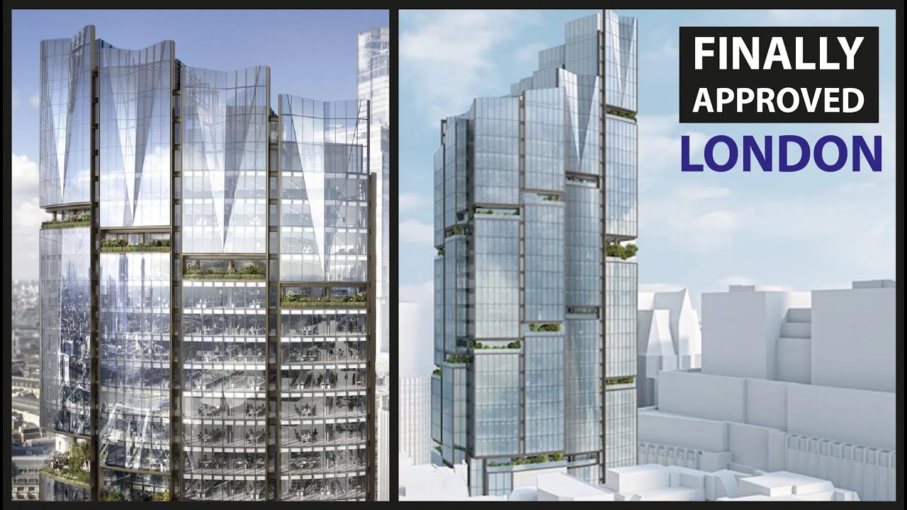 Undershift: Новый строящийся небоскреб в Лондоне, напоминающий драгоценный камень.