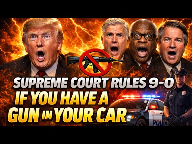 Supreme Court Rules 9–0 — If You Have a Gun in Your Car, You Need to See This