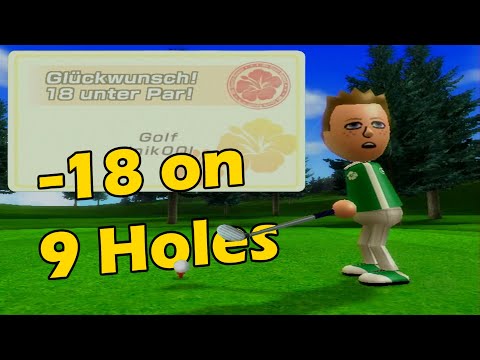 Wii Sports Resort Golf (9 Holes) | Classic [-18] *World Record*