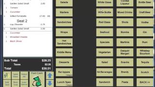 Server Detailing the Order