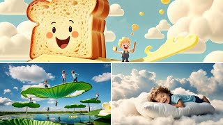 Fluffy Cloud Race ☁️ | Fun Flying Song for Kids