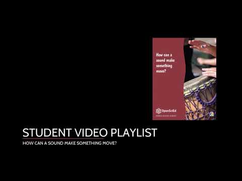 Unit 8.2 Sound Waves Student Playlist Introduction