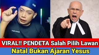 Download Lagu VIRAL!! Pendeta Salah Pilih Lawan, Natal Bukan Ajaran Yesus MP3