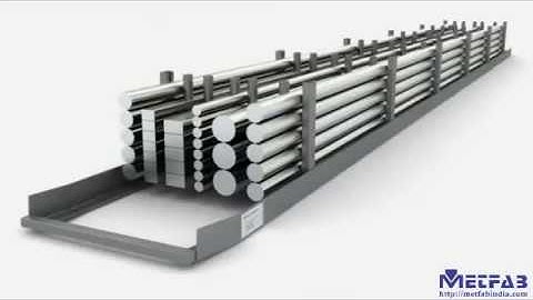 Automated Storage Retrieval System AS/RS For Long bars