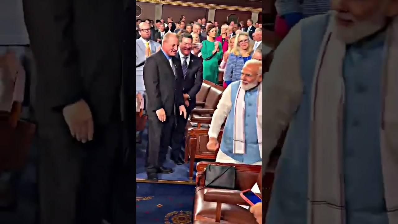 Modiji mass Entry 🧡🔥                        