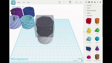Tinkercad Tutorial -- Spiral Napkin Rings