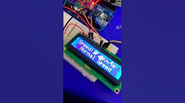 Car Speedometer Using Arduino #shorts #recommended