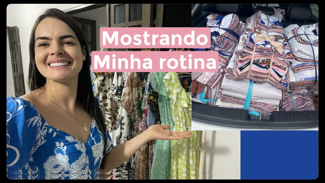 Processos da fabricação dos vestidos / estoque /correias 