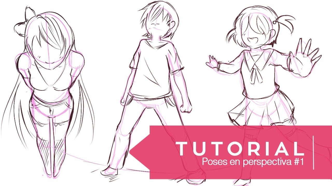 Tutorial ۰•○ Learn to draw 3 types of poses!○•۰ #5 Perspective - part 1 -  YouTube