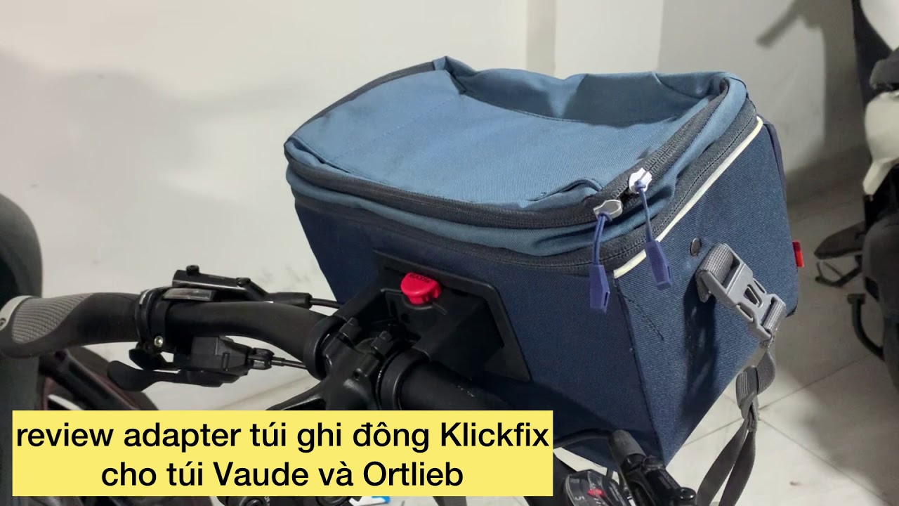 Best handlebar bag adapter Klickfix for Vaude and... - youtube