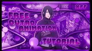 FREE PROJECT FILE | xrr7i Outro Animation Tutorial ⚡
