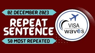 PTE REPEAT SENTENCE | DEC. EDITION