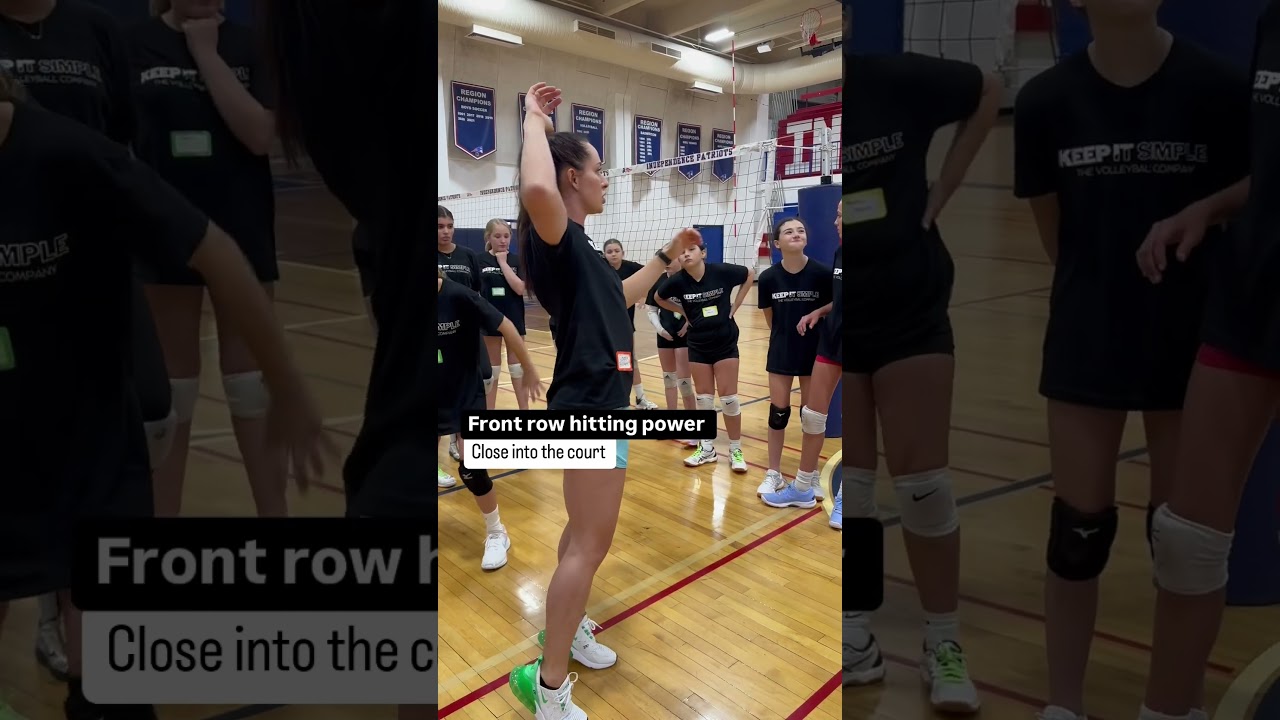 Front row hitting power 