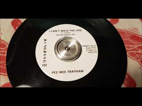 Pee Wee Trahan - I Can't Walk The Line - 1972 Country - Wildwood ‎102