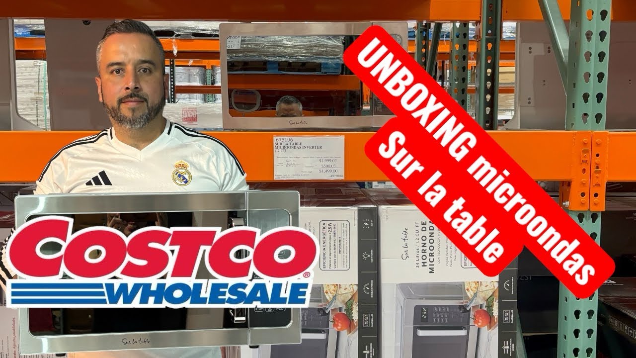 El horno de microondas más económico de COSTCO y más grande UNBOXING  de la marca sur la table 