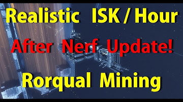 Realistic ISK/Hour mining in a Rorqual - After Nerf Patch