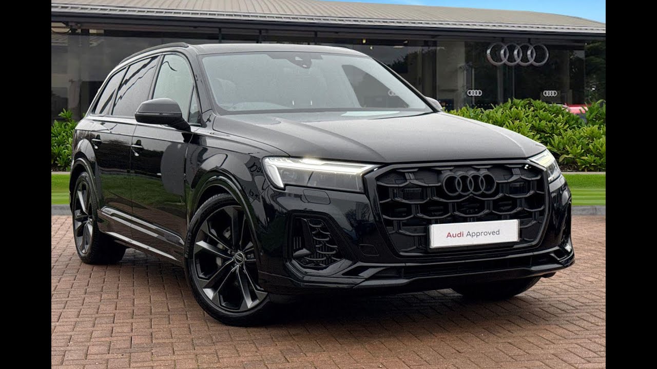 Approved Used Audi Q7 SUV Black Edition 55 TFSI quattro 340 PS tiptronic