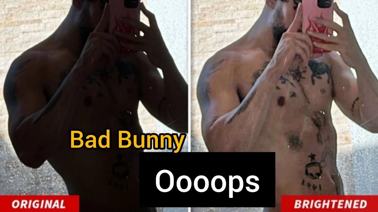 Bad Bunny's Nude Selfie Has the Internet in a Frenzy - YouTube