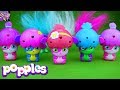 Popples Toys Unboxing Bubbles Sunny Yikes LuLu Popples Treehouse Playset and Trolls Blind Packs Toys