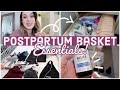 POSTPARTUM PREP! // *ESSENTIALS* FOR NEW MOMS (what's in my postpartum basket?)