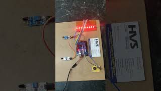 Smart Bidirectional Visitor Counter with LED Occupancy Display and Buzzer Alert