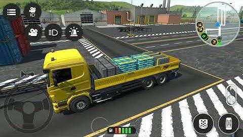 Drive Simulator 2020 #8 | Brick/Block Pallets Delivery Gameplay [Android iOS]