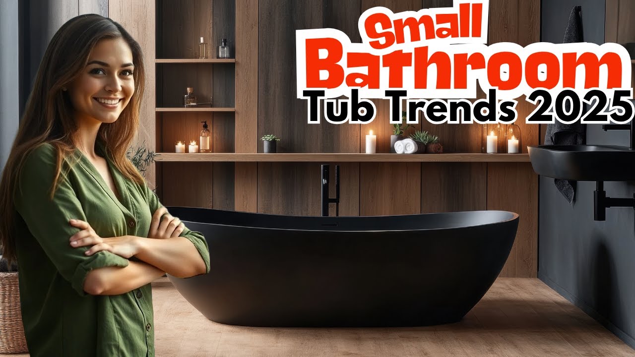 Small Bathroom Tub Trends 2025 | Space Saving Soaking Tubs, Styles & Smart Bath Ideas